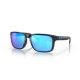 OAKLEY HOLBROOK FRAME-POLISHED BLACK LENS-PRIZM SAPPHIRE A