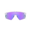 OAKLEY BXTR METAL PRIZM VIOLET LENSES, MATTE CLEAR FRAME