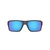 OAKLEY DOUBLE EDGE FRAME-GREY SMOKE LENS-PRIZM SAPPHR IRIDIUM POLARIZED