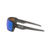 OAKLEY DOUBLE EDGE FRAME-GREY SMOKE LENS-PRIZM SAPPHR IRIDIUM POLARIZED