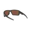 OAKLEY DOUBLE EDGE FRAME-GREY SMOKE LENS-PRIZM SAPPHR IRIDIUM POLARIZED