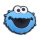 CROCS SESAME STREET COOKIE MONSTER JIBBITZ MC