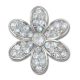 Crocs Ezüst margaréta Jibbitz