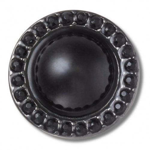 Crocs Fekete gomb kövekkel Jibbitz