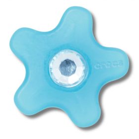 Crocs Kék virág Jibbitz