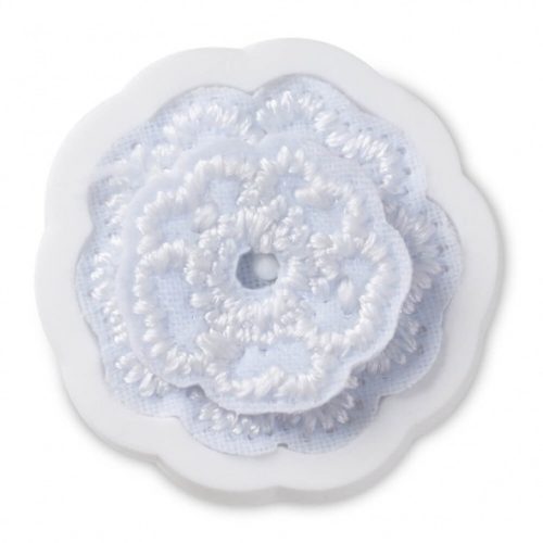 Crocs Elegáns fehér virág 3 Jibbitz