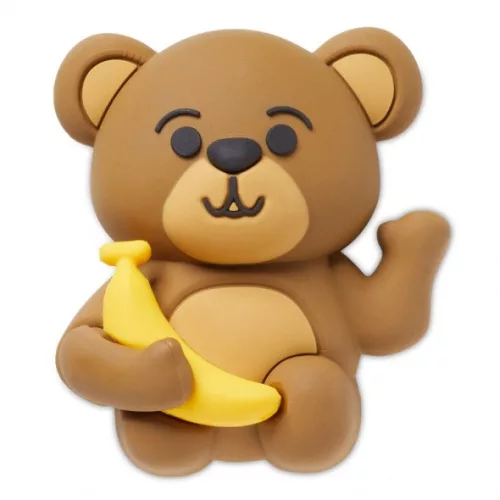 Crocs Banánt ölelő medve Jibbitz