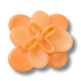 Crocs Narancssárga nyíló virág 1 Jibbitz