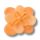 Crocs Narancssárga nyíló virág 1 Jibbitz
