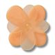Crocs Narancssárga nyíló virág 2 Jibbitz