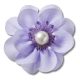 Crocs Lila selyemvirág Jibbitz