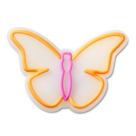 Crocs Világító lepke Jibbitz