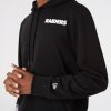 NEW ERA NFL LAS VEGAS RAIDERS OUTLINE LOGO PULLOVER HOODY BLACK/WHITE