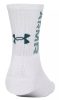Under Armour UA 3-Maker 3pk Mid-Crew White