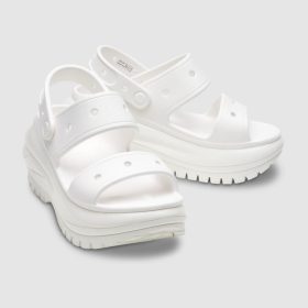 CROCS CLASSIC MEGA CRUSH SANDAL WHITE