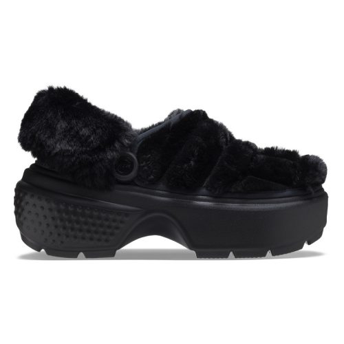 Crocs Stomp Lined Quilted Clog Black