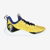 UNDER ARMOUR CURRY 10 BANG BANG Steeltown Gold/Black/Starfruit 41