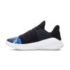 UNDER ARMOUR CURRY 4 LOW FLOTRO BLACK/SKY BLUE