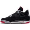 AIR JORDAN 4 RETRO BLACK/FIRE RED-CEMENT GREY-SUMMIT WHITE