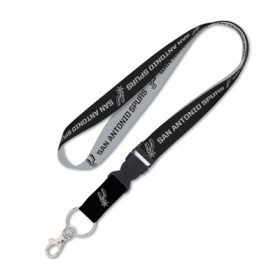   WinCraft - NBA Lanyard w/detachable buckle 1" - San Antonio Spurs MC