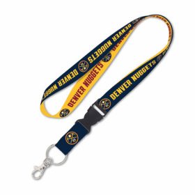   WinCraft - NBA Lanyard w/detachable buckle 1" - Denver Nuggets MC