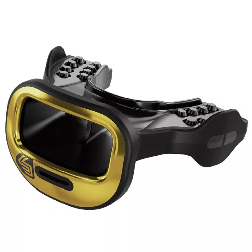 SHOCK DOCTOR MUTANT MOUTHGUARD CHROME GOLD