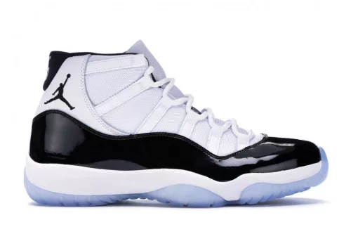 AIR JORDAN 11 RETRO WHITE/BLACK-CONCORD