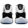 AIR JORDAN 11 RETRO WHITE/BLACK-CONCORD