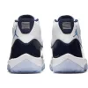 Air Jordan 11 Retro Shoe WHITE/UNIVERSITY BLUE-MIDNIGHT NAVY