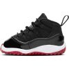 AIR JORDAN 11 RETRO 3/4  BLACK/TRUE RED-WHITE