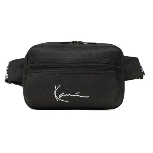 Karl Kani Signature Tape Hip Bag BLACK/WHITE
