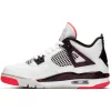 AIR JORDAN 4 RETRO (GS) WHITE/BLACK-BRIGHT CRIMSON