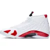 AIR JORDAN 14 RETRO WHITE/BLACK-VARSITY RED-METALLIC SILVER