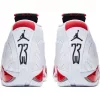 AIR JORDAN 14 RETRO WHITE/BLACK-VARSITY RED-METALLIC SILVER