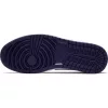 AIR JORDAN 1 LOW WHITE/BLACK-COURT PURPLE