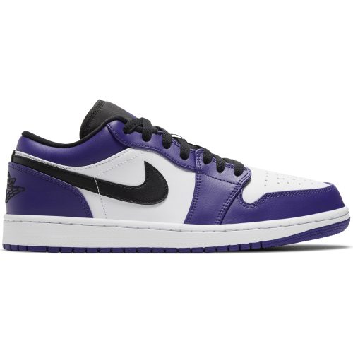 AIR JORDAN 1 LOW COURT PURPLE/BLACK-WHITE-HOT PUNCH