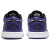 AIR JORDAN 1 LOW COURT PURPLE/BLACK-WHITE-HOT PUNCH