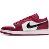 AIR JORDAN 1 LOW  NOBLE RED/BLACK-WHITE