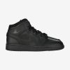 AIR JORDAN 1 MID (GS) BLACK/BLACK-BLACK