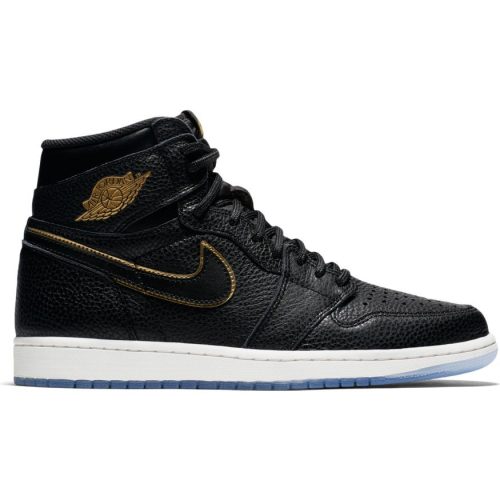 Air Jordan 1 RETRO HIGH OG  BLACK/METALLIC GOLD-SUMMIT WHITE