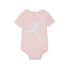 Jordan Bodysuit S/S 3-Pack Jumpman Flight Pink Wash 0-3M