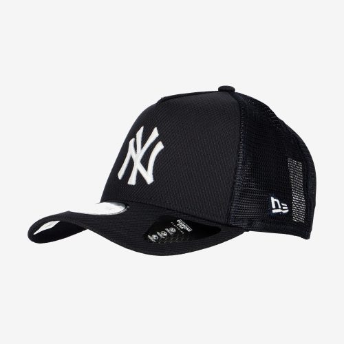 NEW ERA MLB NEW YORK YANKEES DIAMOND ERA A-FRAME TRUCKER CAP NAVY BLUE