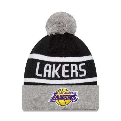 NEW ERA LOS ANGELES LAKERS YOUNG CHYT JAKE CUFF BEANIE GRAY/BLACK