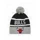 NEW ERA CHICAGO BULLS KIDS CHYT JAKE CUFF BEANIE GRAY/BLACK