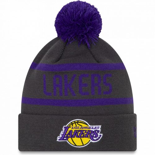 NEW ERA LOS ANGELES LAKERS JAKE CUFF BEANIE PURPLE/GRAY