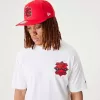 NEW ERA NBA CHICAGO BULLS CHAMPIONSHIP BP OS TEE WHITE/RED