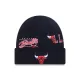 NEW ERA MULTI PATCH BEANIE CHICAGO BULLS BLACK ONE