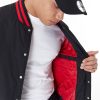 New Era NBA Script Chicago Bulls Bomber Jacket Black