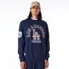 New Era MLB Los Angeles Dodgers World Series Oversized Fleece Top Navy M