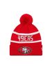 New Era OTC NFL Jake San Francisco 49Ers Knit Beanie Red ONE